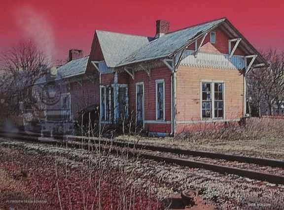 Steam Locomotive Photograph - The Last Train by Dick Hollon Steam Locomotive Photograph - The Last Train by Dick Hollon