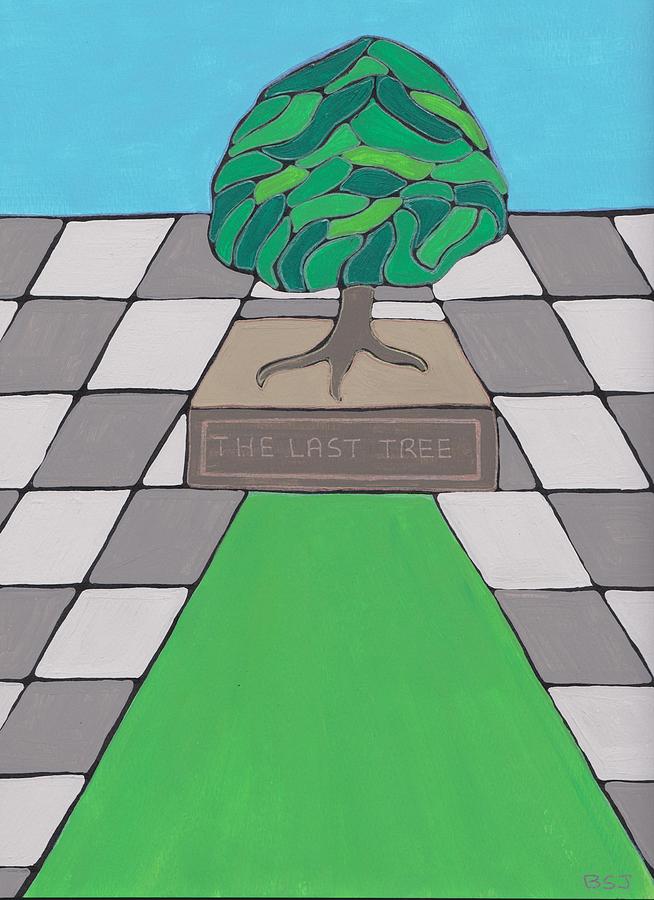 Tree Painting - The Last Tree by Barbara St Jean