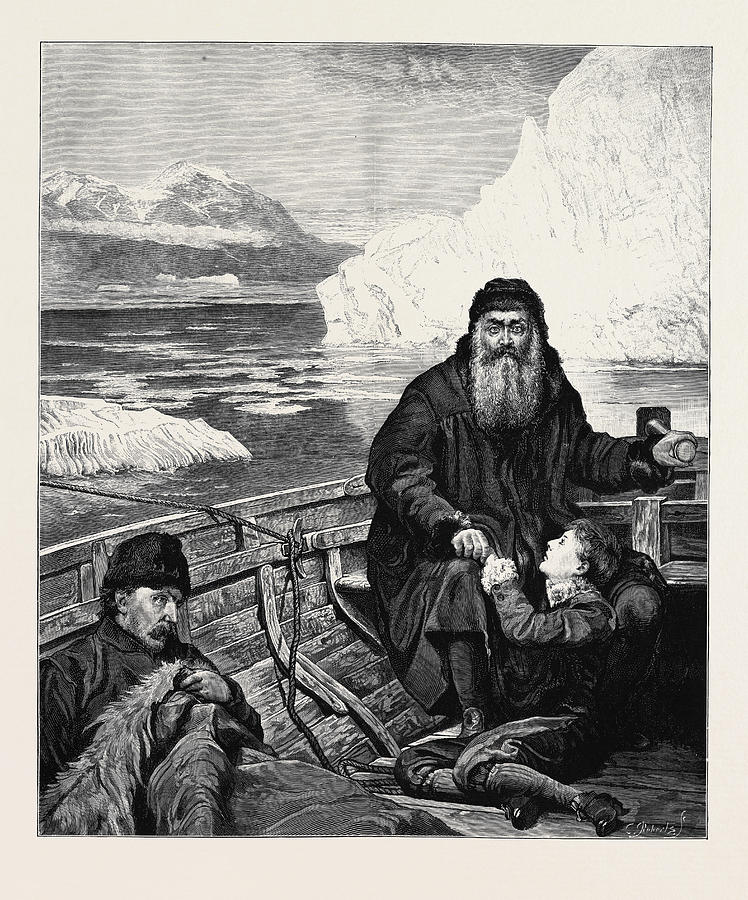 The Last Voyage Of Henry Hudson From The Picture By John Drawing by ...