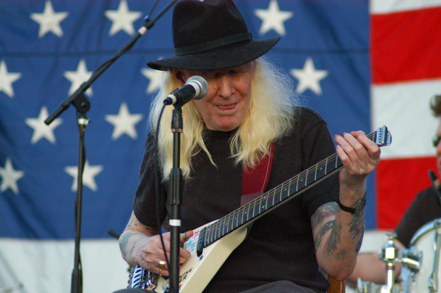 The Late Great Johnny Winter Photograph by Mike Martin