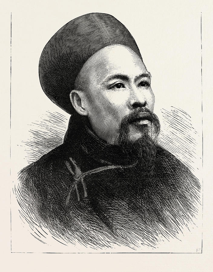 The Late Marquis Tseng, Chinese Ambassador To The Courts Drawing by ...