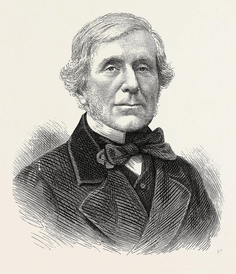 The Late Sir John Rennie Drawing by English School