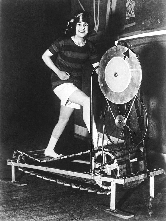 The Latest Exercise Machine Photograph by Underwood Archives