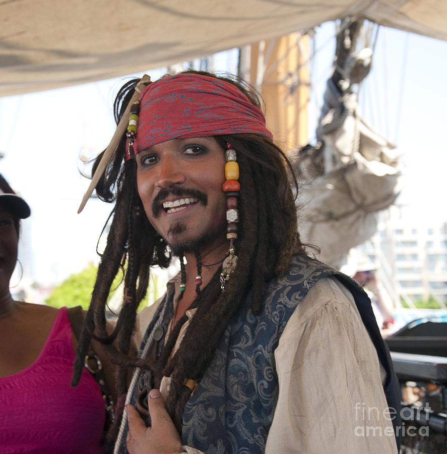 the Laughing Pirate Photograph by Brenda Kean
