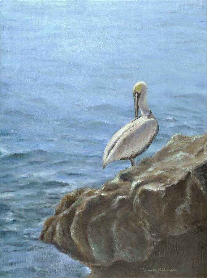 The Lazy Day Bird Painting by Maureen Pelkowski - Fine Art America