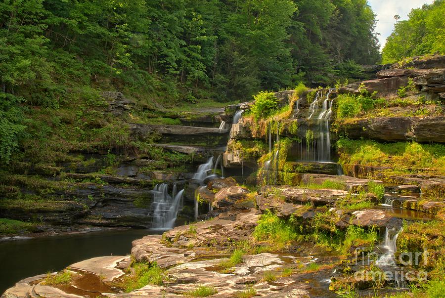 The Ledges Waterfalls Photograph by Adam Jewell