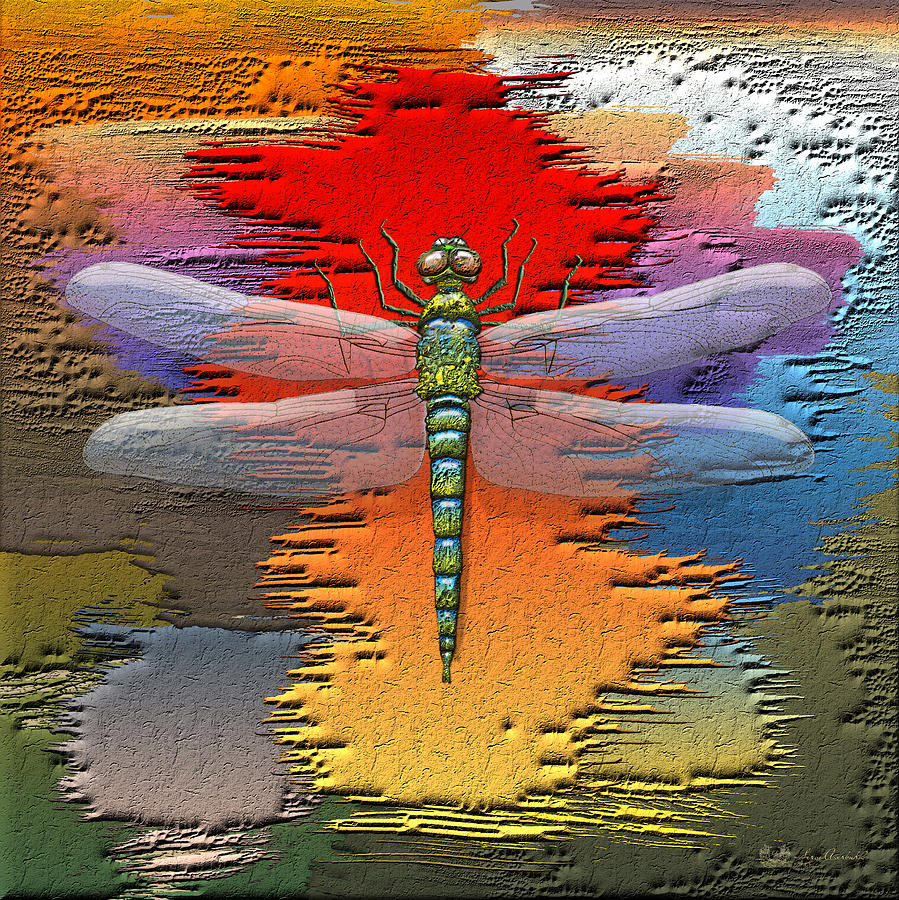 The Legend of Emperor Dragonfly Digital Art by Serge Averbukh | Fine ...