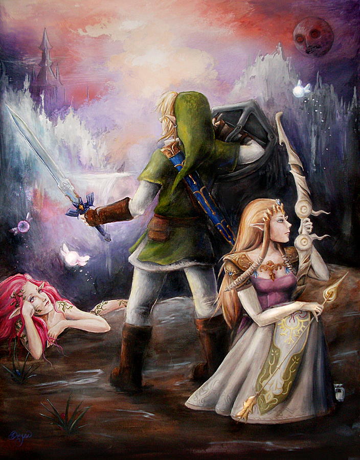 Fairy Painting - The Legend of Zelda by Brynn Elizabeth Hughes