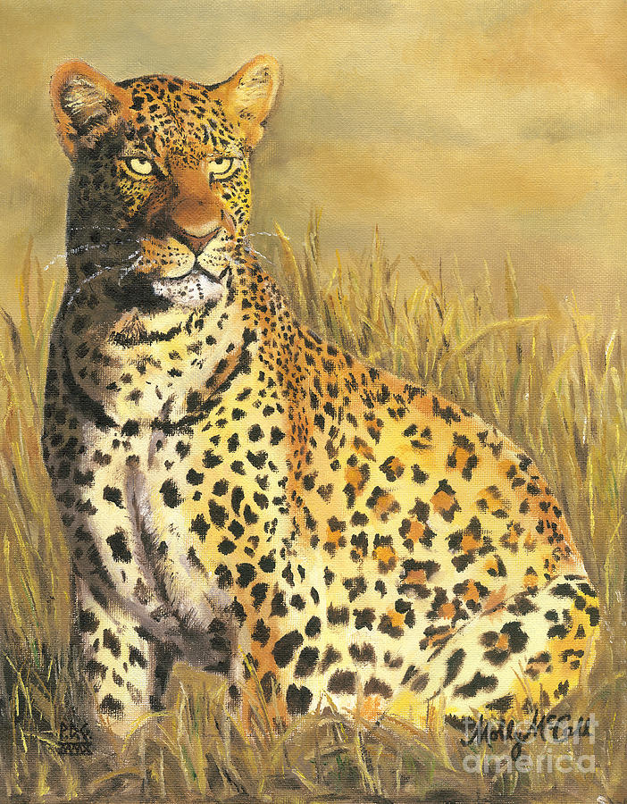 The Leopard Painting by M McCall | Fine Art America