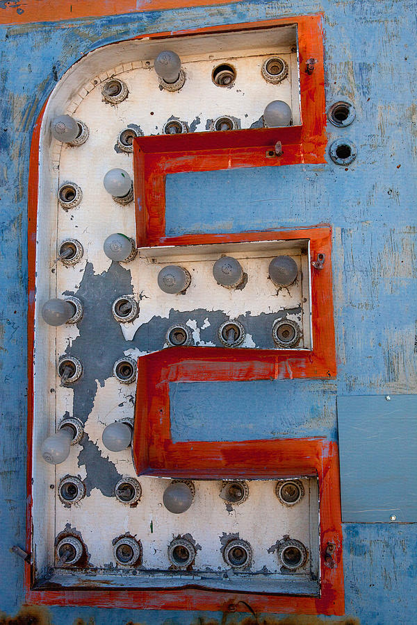 The Letter E Photograph by Art Block Collections