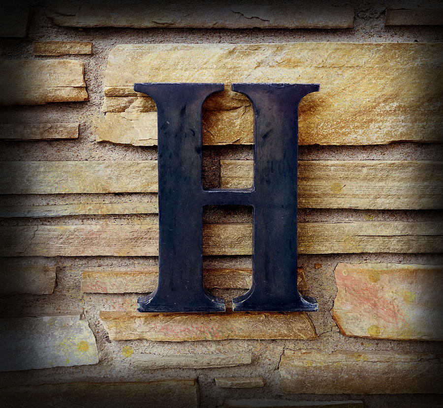 The Letter H Photograph by Ann Powell