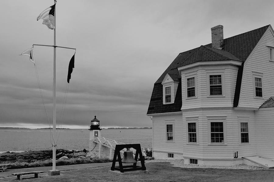 The Light and the House in Black and White Photograph by Paul Mangold