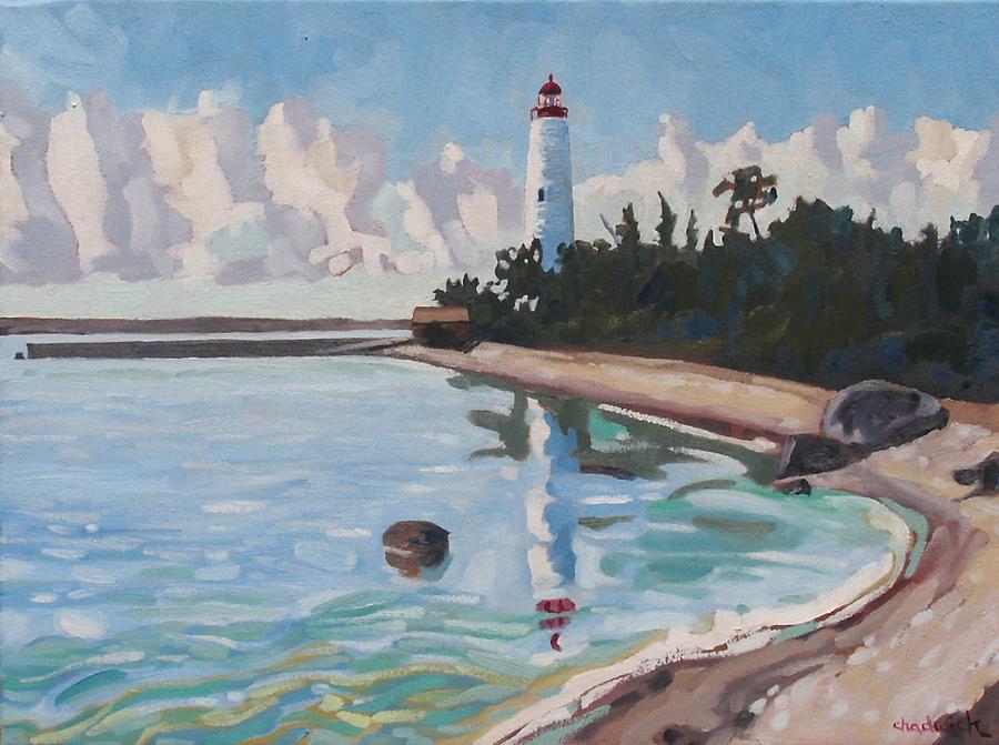 The Light on Chantry Island Painting by Phil Chadwick