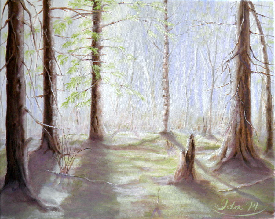 The Light Warms My Soul Painting by Ida Eriksen