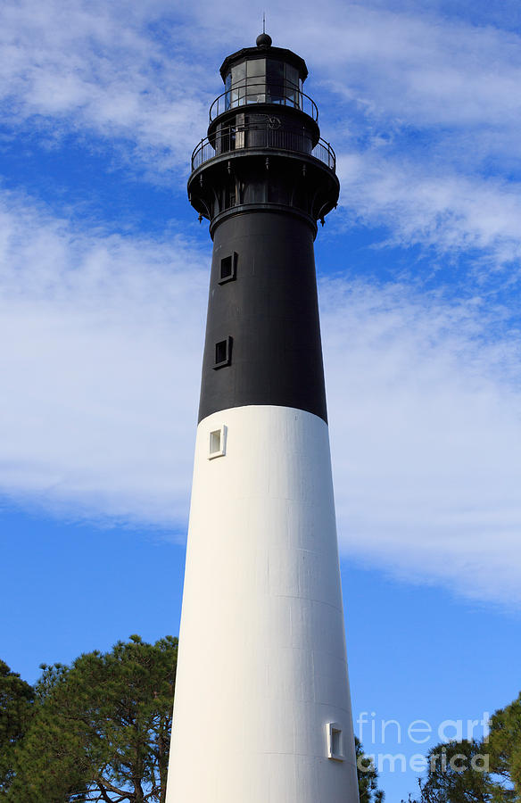 The lighthouse at Hunting Island State Park in South Carolina Photograph by Louise Heusinkveld
