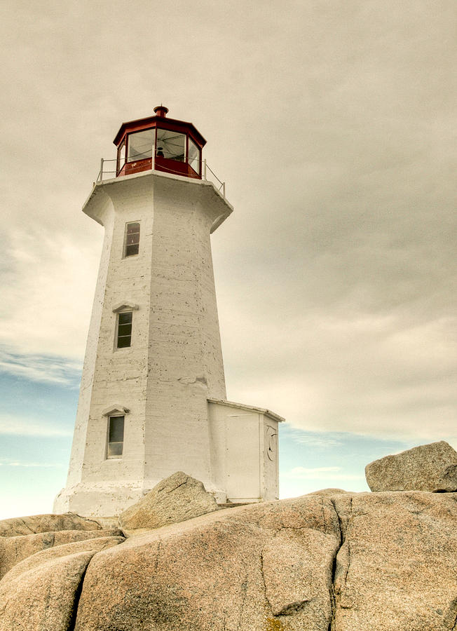 The Lighthouse at Peggys Cove Photograph by Rob Huntley