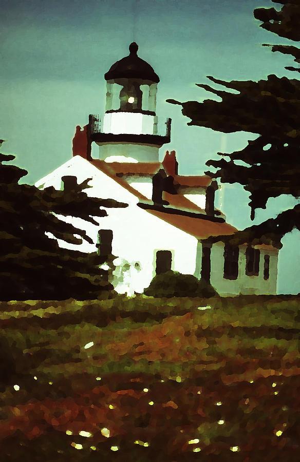 The Lighthouse At Point Lobos Photograph