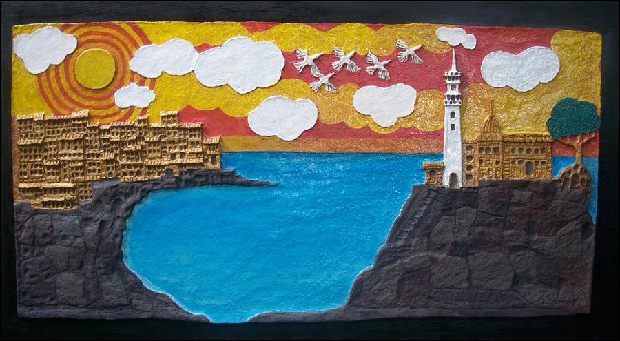 Bird Mixed Media - The Lighthouse by Otil Rotcod