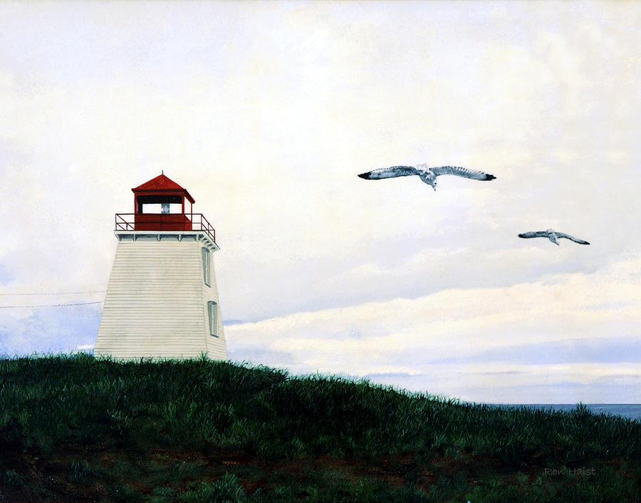 The Lighthouse Painting by Ron Haist
