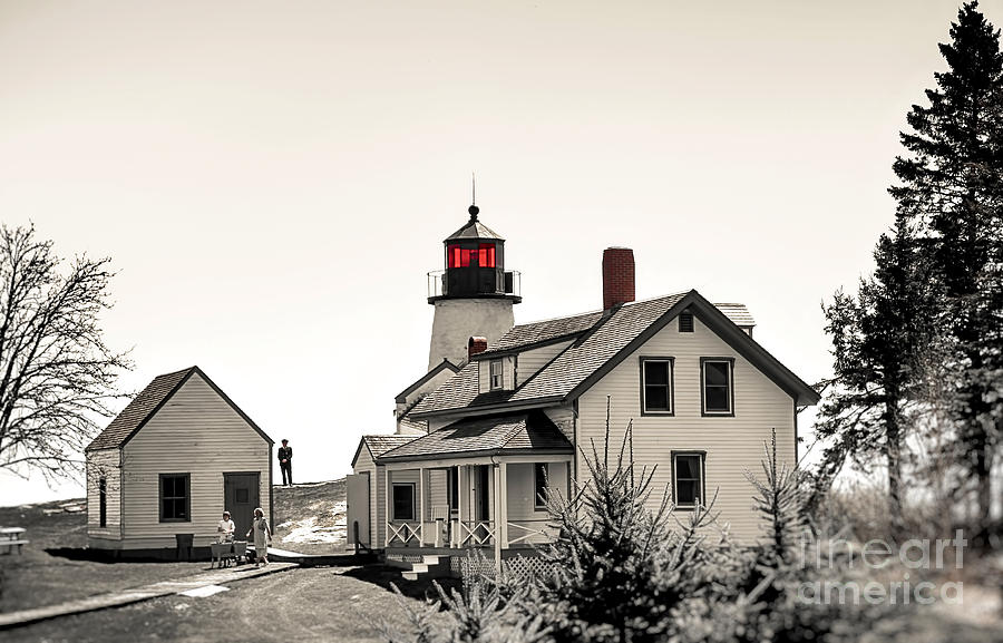 The Lightkeeper Photograph by Brenda Giasson