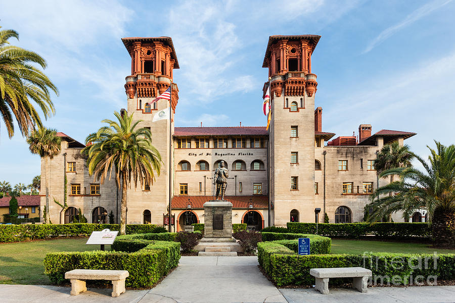 The Lightner Museum formerly The Hotel Alcazar St. Augustine Florida Photograph by Dawna Moore Photography