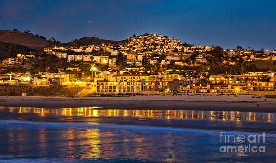 The Lights Of Pismo Beach Photograph by Mimi Ditchie