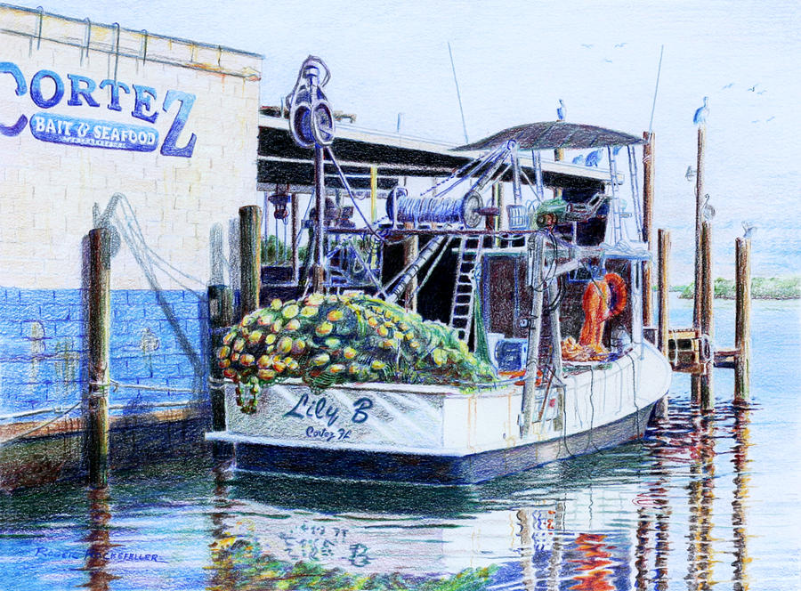 The Lily B Painting by Roger Rockefeller