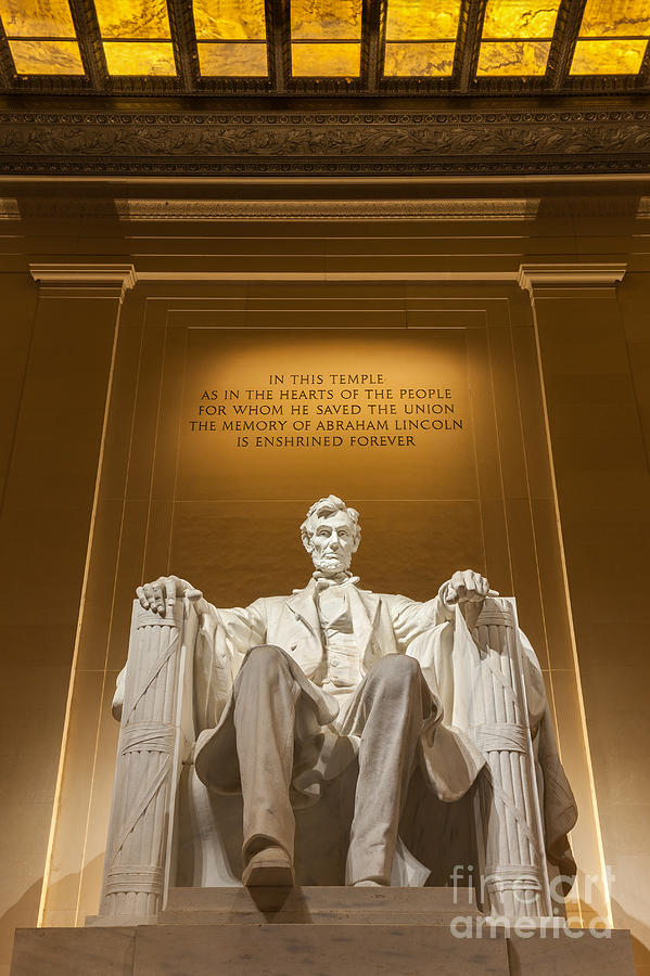 The Lincoln Memorial Photograph by Henk Meijer Photography