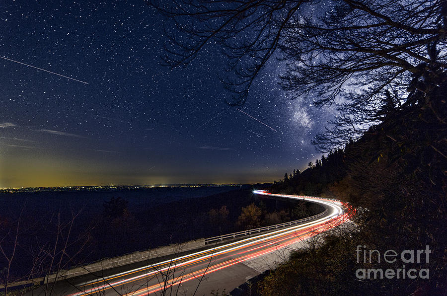 The Linn Cove Viaduct Milky Way Photograph by Robert Loe