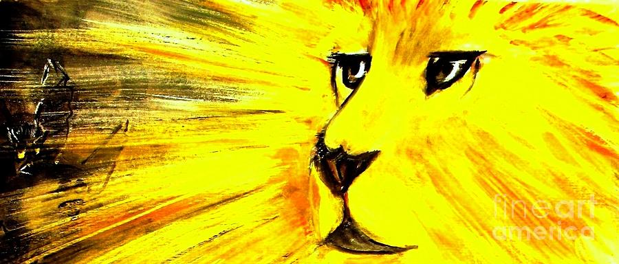 Jesus Christ Painting - The Lion of Judah Has Triumphed by Hazel Holland