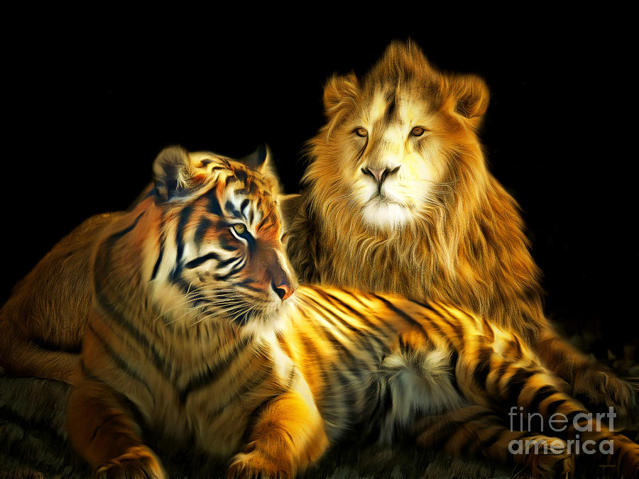 The Lions Den 201502113-2brun Photograph by Wingsdomain Art and Photography