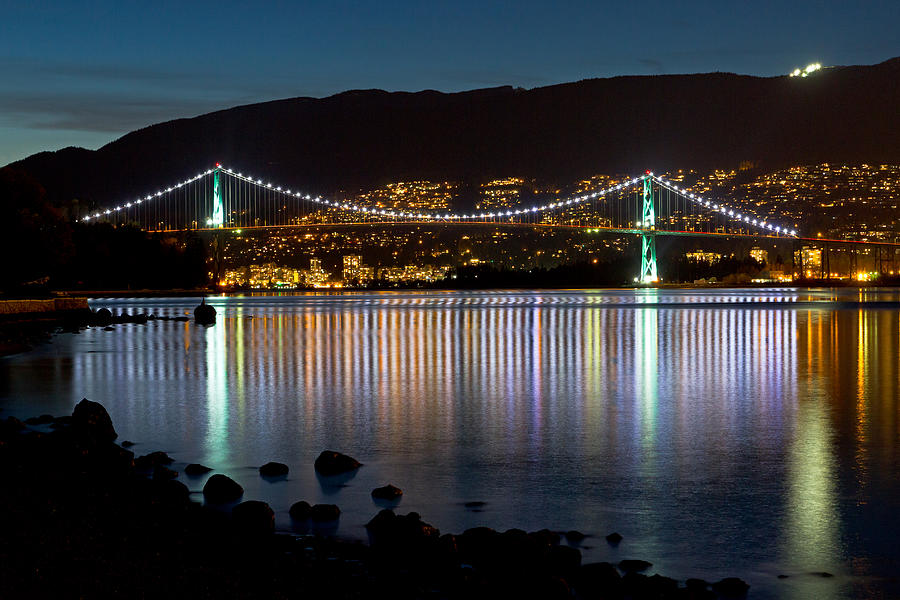 The Lions Gate Bridge Photograph by Michael Russell