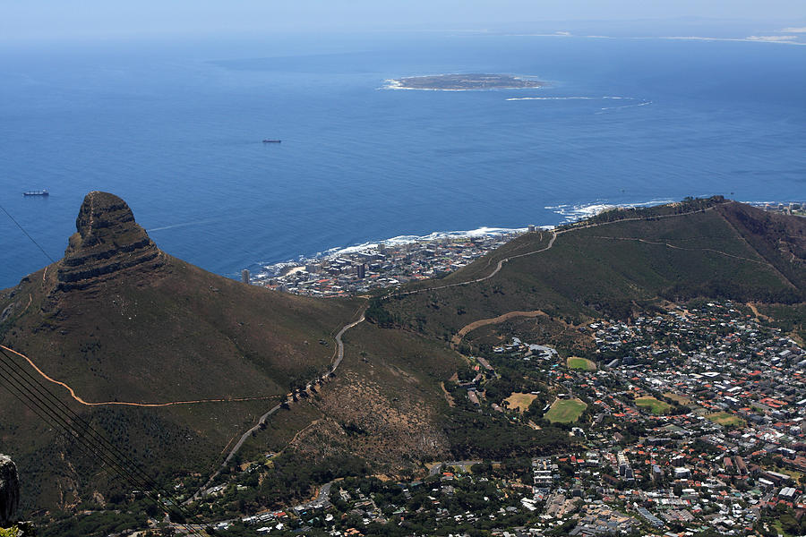 Mountain Photograph - The Lions Head Cape Town by Aidan Moran