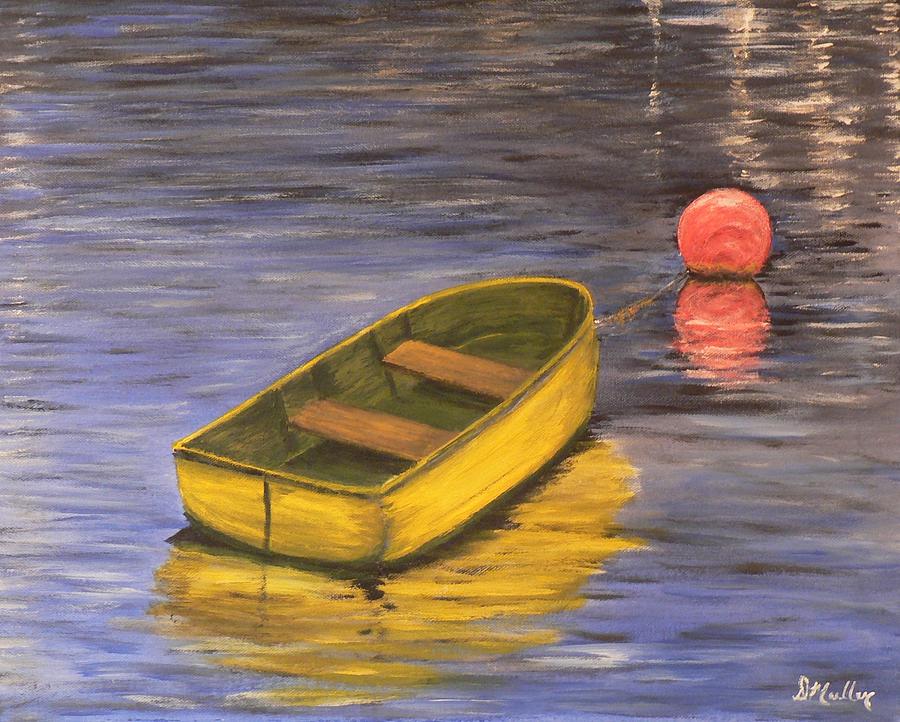 The Little Boat Painting by Donna Muller