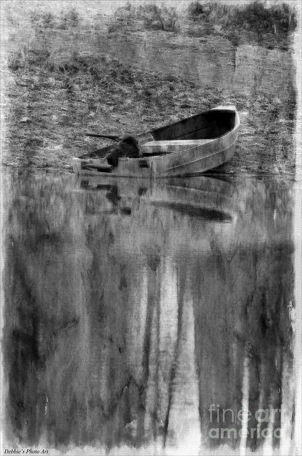 The Little Boat photoart Photograph by Debbie Portwood