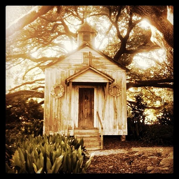 Nature Photograph - The Little Chapel #igersoflouisiana by Scott Pellegrin