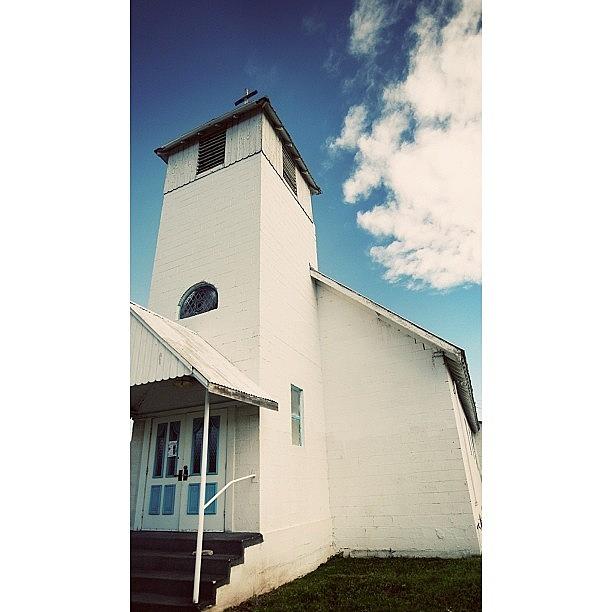 Smalltown Photograph - The Little Community Church In Council by Cristi Bastian