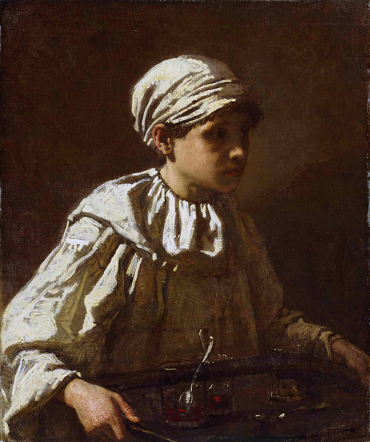 The Little Confectioner Painting by Thomas Couture