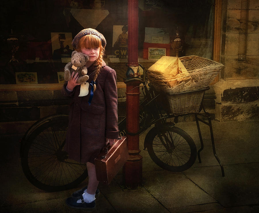 The Little Evacuee Photograph by Brian Tarr