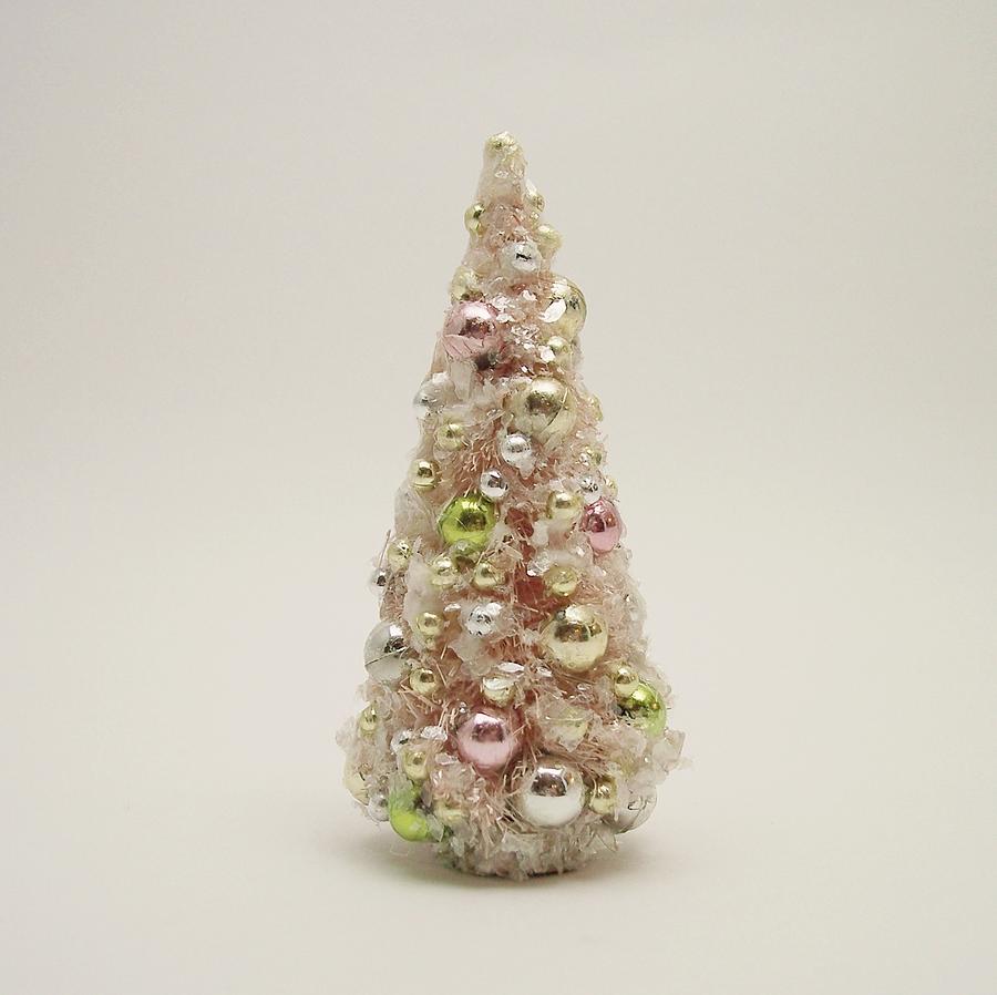 The Little Pink Christmas Tree Photograph by Mary Wolf