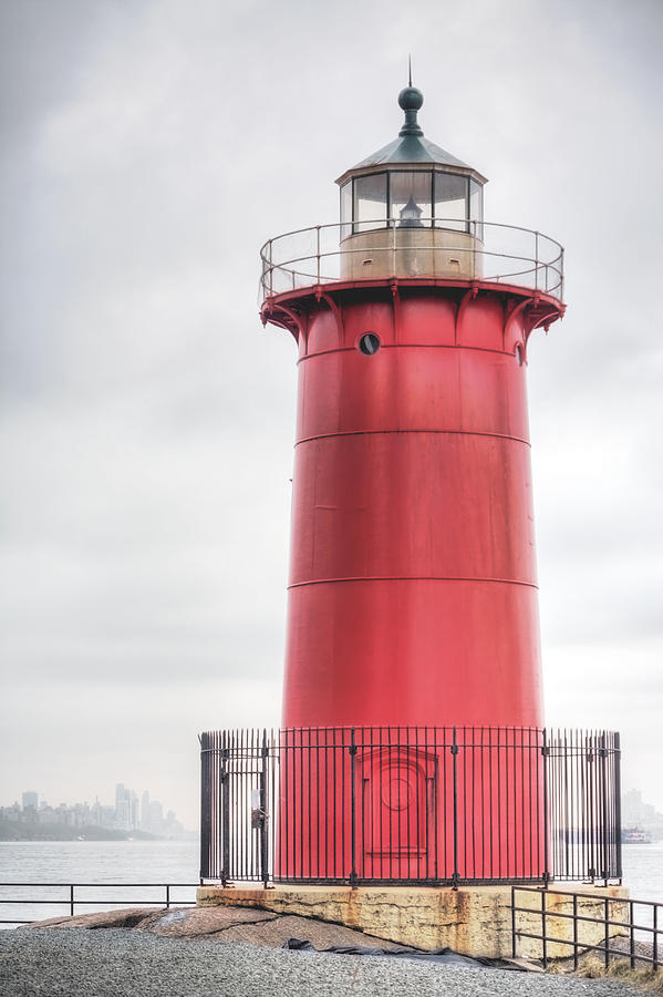 Lighthouse Photograph - The Little Red Lighthouse by JC Findley
