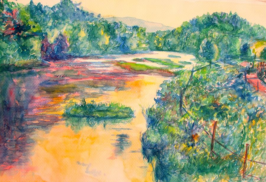 The Little River Again Painting by Kendall Kessler
