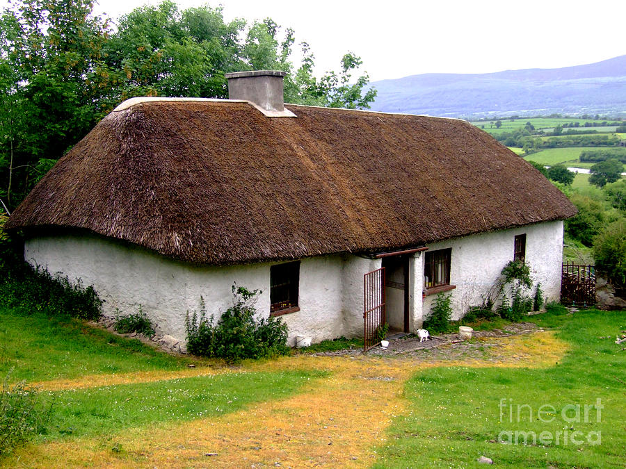 The little thatched cottage Photograph by Joe Cashin