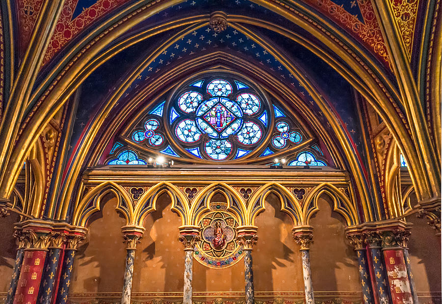 The Little Window in Sainte-Chapelle  Photograph by Tim Stanley