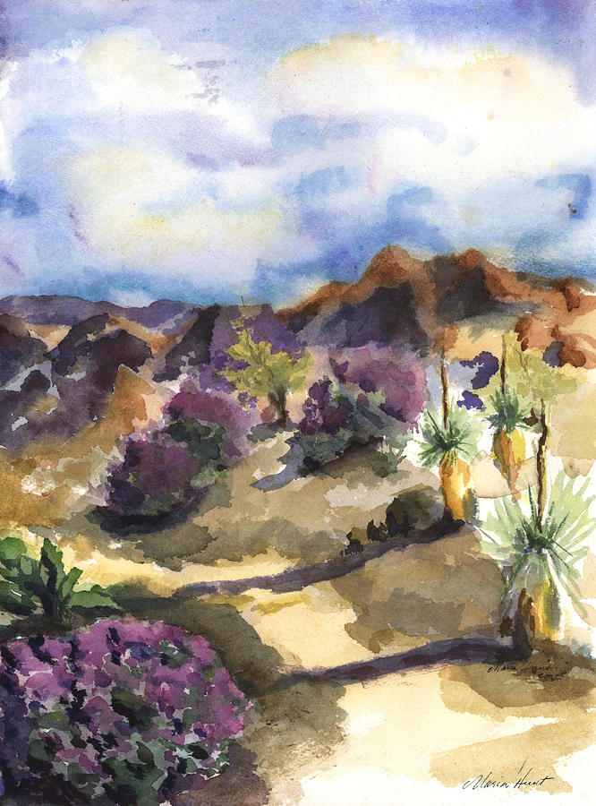 The Living Desert Painting by Maria Hunt