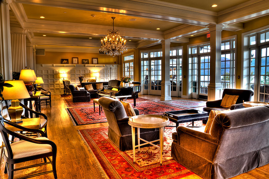 The Lobby at the Sagamore Resort Photograph by David Patterson