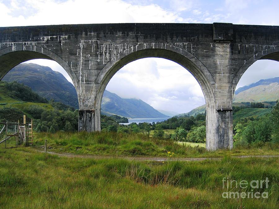 The Loch and The Viaduct Photograph by Denise Railey