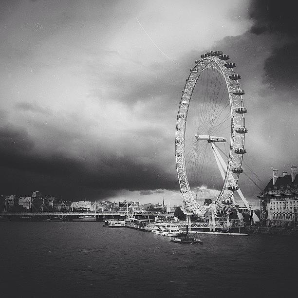 London Photograph - Stormy Eye by Kelsey David