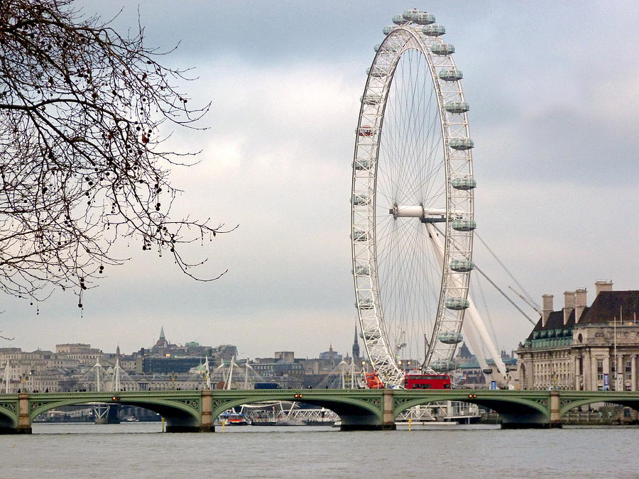 The London Eye Photograph by Lynn Bolt