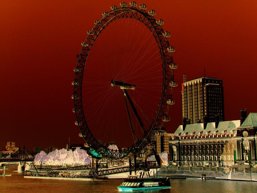 The London Eye Photograph by Zinvolle Art